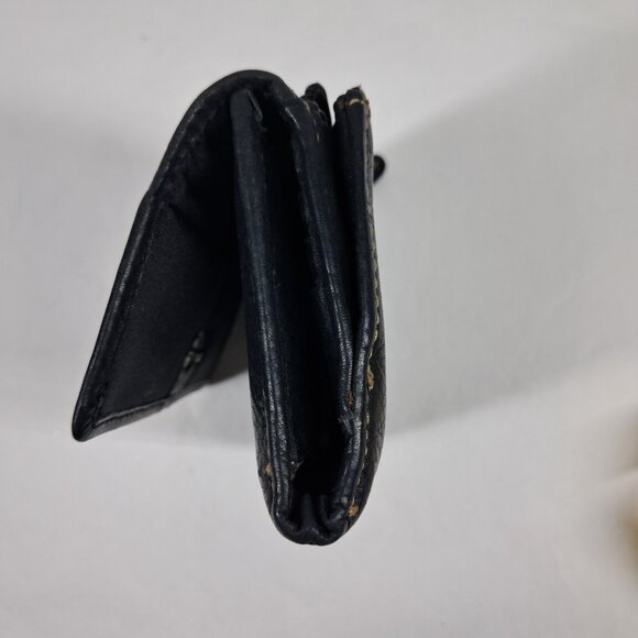 Fossil Black Soft Genuine Leather 3 Trifold Wallet - Picture 6 of 9